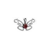 Peter Stone Identity Butterfly Sterling Silver Pendant with Gemstone TPD6428