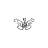 Peter Stone Identity Butterfly Sterling Silver Pendant with Gemstone TPD6428