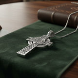 Double Size Celtic Knot Cross Sterling Silver Pendant TPD6480