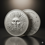 Sun Moon and Star Ounce .999 Silver Empower Coin TPD6497