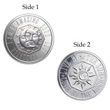 Sun and Moon Good Luck Generator Ounce .999 Silver Empower Coin TPD6499
