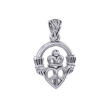 Claddagh with Peace Silver Pendant TPD7025 - Jewelry