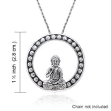 Sitting Buddha Pendant TPD772 - Jewelry