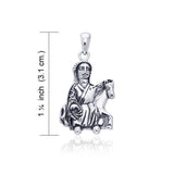 Celtic Epona Sterling Silver Pendant TPD964 by TPD964