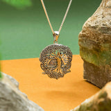 Admiration towards the Tree of Life creation ~ Sterling Silver Jewelry Pendant TPD974 - Jewelry