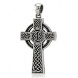 Extra Large Celtic Cross Sterling Silver Pendant TPD-XXX1