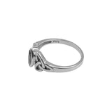 A Beautiful Tribute ~ Celtic Trinity Knot Sterling Silver Ring