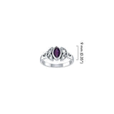 A Beautiful Tribute ~ Celtic Trinity Knot Sterling Silver Ring