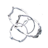 Double Dolphins Silver Puzzle Ring TR1338 - Jewelry