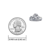 Double Dolphins Silver Puzzle Ring TR1338 - Jewelry
