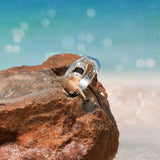 Theres nothing to fear in Sterling Silver White Shark Ring TR1481