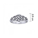 Celtic Knotwork Sterling Silver Ring TR1764