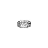 Filligree Flower Sterling Silver Ring TR222