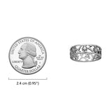 Filligree Flower Sterling Silver Ring TR222