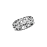 Celtic Knotwork Silver Ring TR3453 - Jewelry