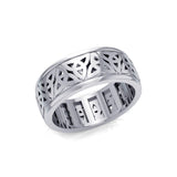 Celtic Trinity Knots Spinner Ring TR3780