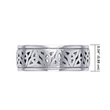 Celtic Trinity Knots Spinner Ring TR3780