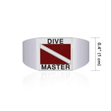 Dive Master Sterling Silver Ring TR3818 - Rings
