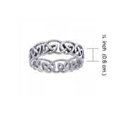 Celtic Knotwork Silver Ring TR395 by TR395