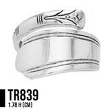 Spoon Sterling Silver Ring