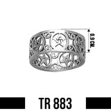 Five-Pointed Star Sterling Silver Ring