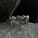 Five-Pointed Star Sterling Silver Ring TR972