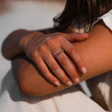 Five-Pointed Star Sterling Silver Ring TR972