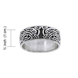 Celtic Knotwork Sterling Silver Ring TRI1347