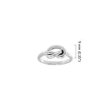 Rope Knot Sterling Silver Ring TRI1757 by TRI1757