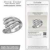 Fierce and Ferocious Sterling Silver Three Headed Cobra Ring TRI1899