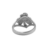 Spring of luck and happiness Sterling Silver Shamrock Ring