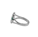 Spring of luck and happiness Sterling Silver Shamrock Ring