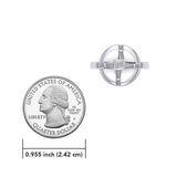 Saint Brigids Cross Silver Ring TRI2293 - Jewelry