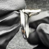 Whale Tail with Heart Wrap Ring TRI2342