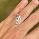 Angel Fish Sterling Silver with Gemstone TRI2345