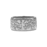 The Steve Miller Cernunnos Solid White Gold Spinner Ring WRI2387