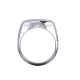 Peter Stone Sigil of Seven Archangels Inspired Silver Ring TRI2420 - Jewelry