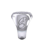 Peter Stone Sigil of Seven Archangels Inspired Silver Ring TRI2420 - Jewelry