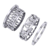 Elephant Silver Spinner Ring TRI2453 - Jewelry