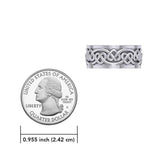 Celtic Heart Silver Spinner Ring TRI2454 - Jewelry