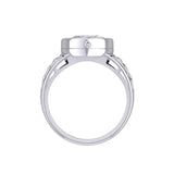 Celtic Heart Silver Poison Ring TRI2455 - Jewelry