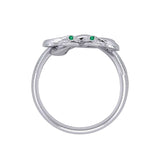 Sterling silver Tight in the knot snaking ring Oberon & Rhiannon Zell wedding Men rings Designed by Oberon Zell TRI2469