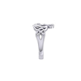 Eternal Love Goddess Sterling Silver Ring: Exquisite Jewelry by Peter Stone TRI2473