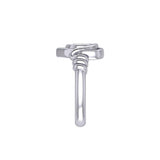 Spiral of growth, evolution, and progression. Its continuous, winding form suggests ongoing development and expansion sterling silver Ring by Peter Stone Jewelry TRI2481 - Jewelry