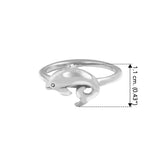 Dolphin Sterling Silver Ring by DiveSilver TRI2502 by TRI2502