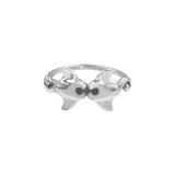 Double Manta Rays Sterling Silver Ring by DiveSilver TRI2504 by TRI2504