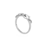 Double Manta Rays Sterling Silver Ring by DiveSilver TRI2504 by TRI2504