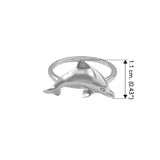 Jumping Dolphin Sterling Silver Ring by DiveSilver TRI2505