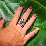 Octopus Sterling Silver Wrap Ring TRI2524