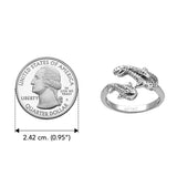 Whale Shark With Baby Sterling Silver Wrap Ring TRI2527